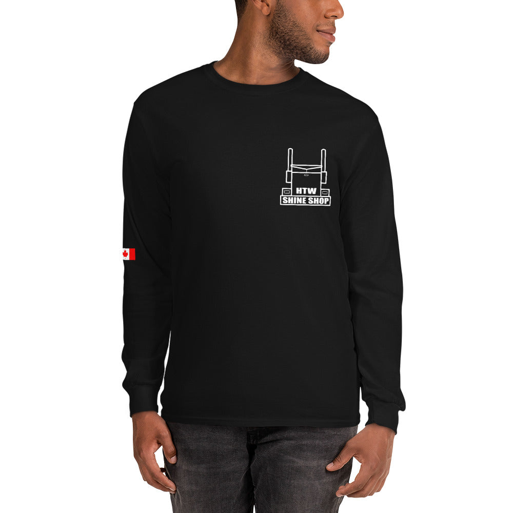 Men’s Long Sleeve Shirt - Canada Flag