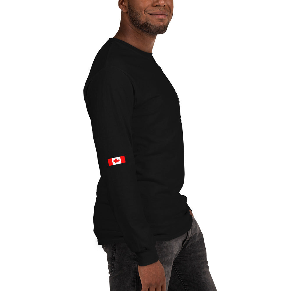 Men’s Long Sleeve Shirt - Canada Flag